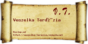 Veszelka Terézia névjegykártya