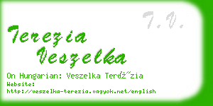 terezia veszelka business card